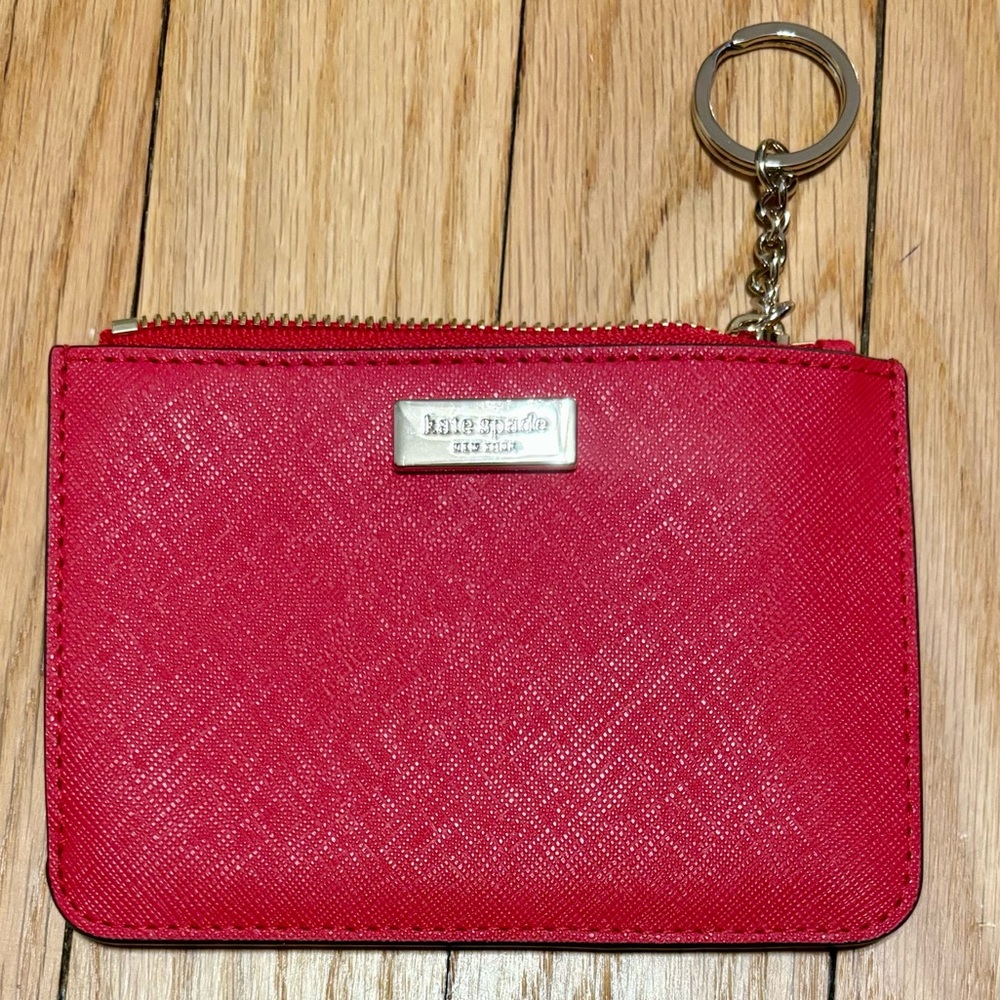 Kate Spade New York “Laurel Way, Bitsy” Card Case w/Keyring